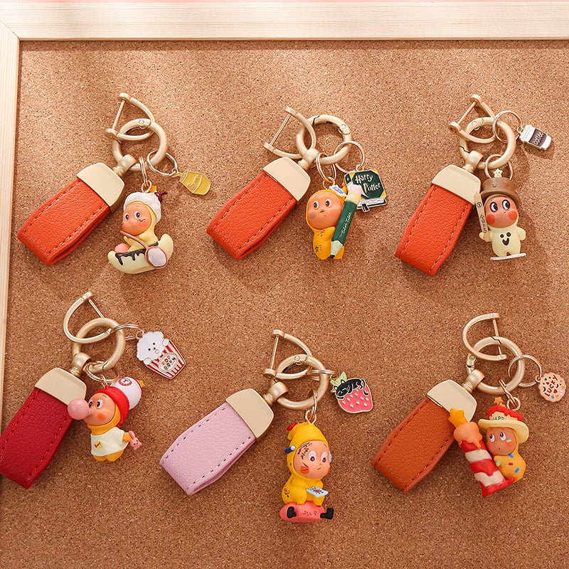 cute doll keychain