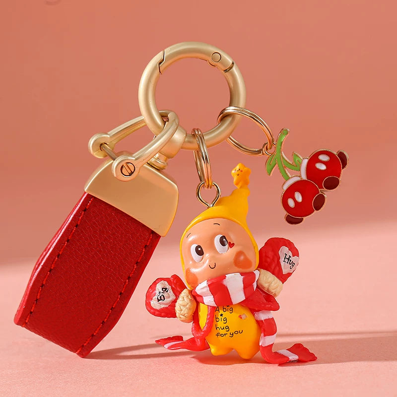 cute doll keychain
